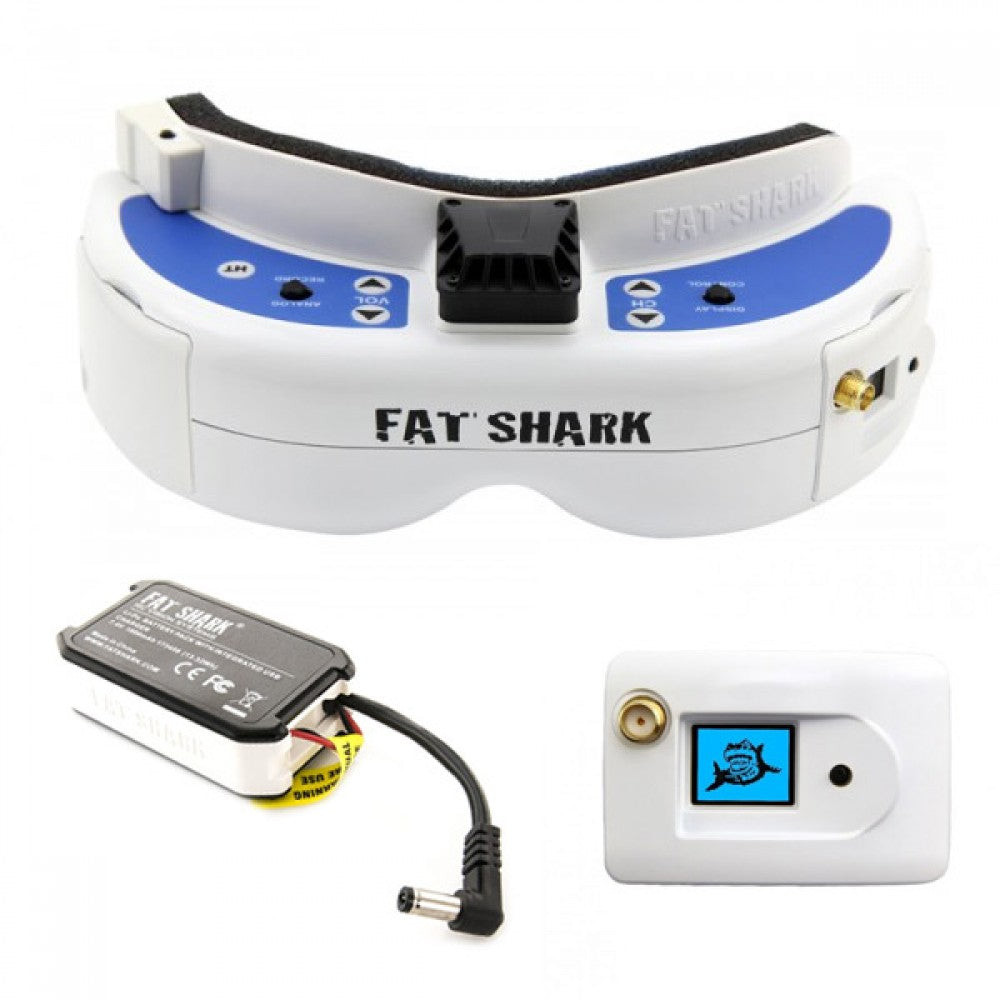 Fat Shark Dominator V3 FPV Goggles (RTF Bundle) - Wires Computing