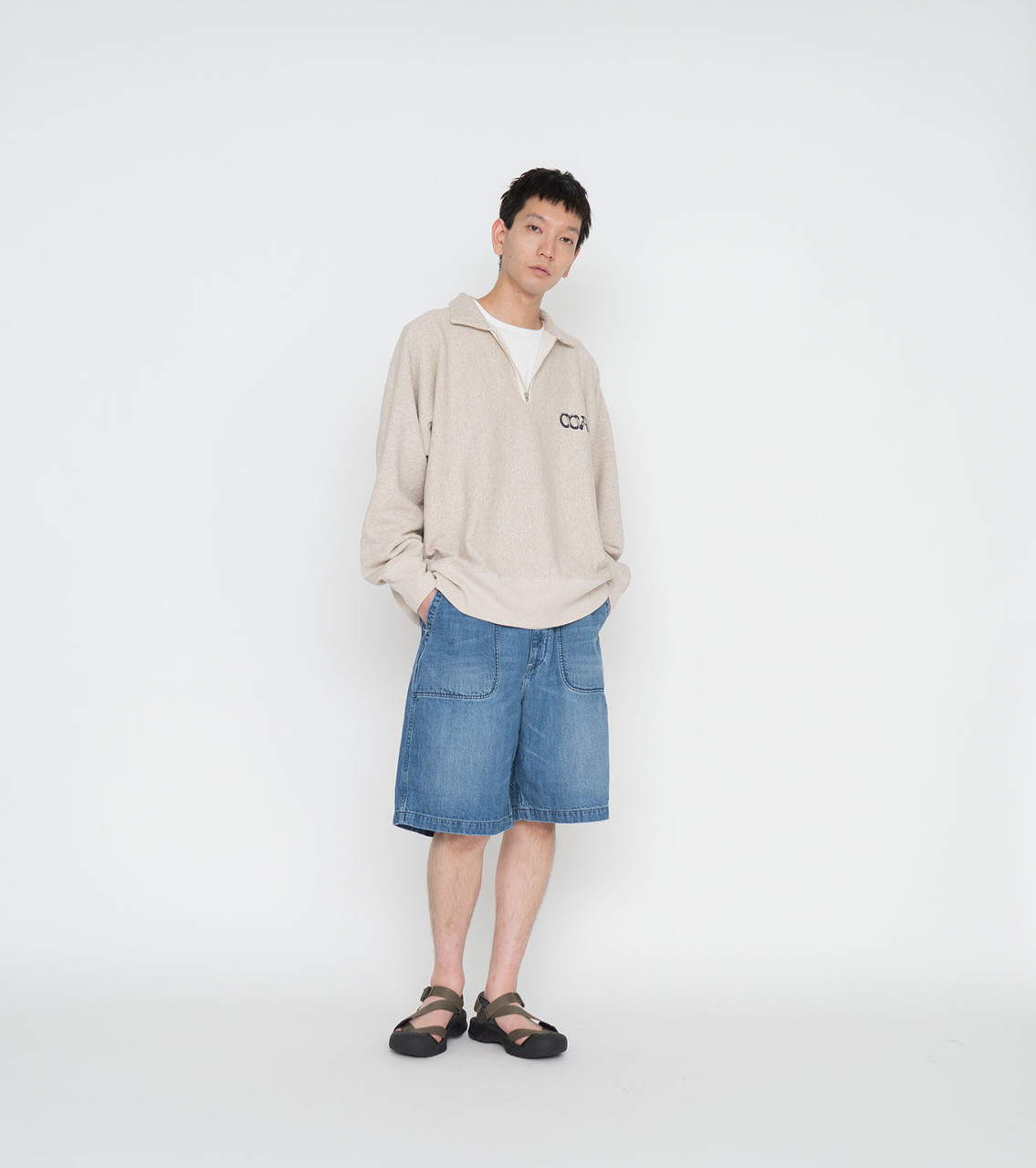 nanamica SWEAT Half Zip-Up Sweat Online Shop to Worldwide