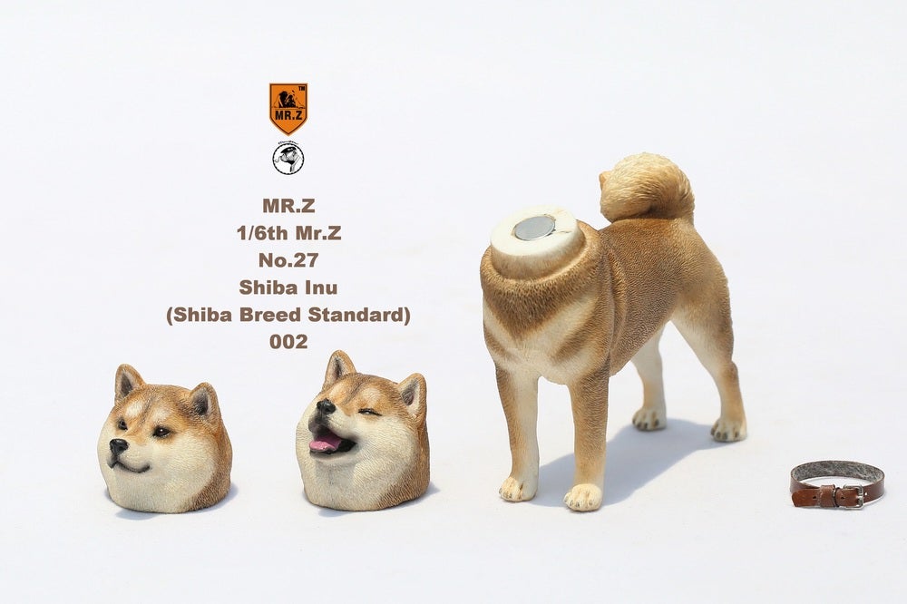 1/6 Scale Japanese Shiba Inu Figure (3 Colors) by Mr.Z