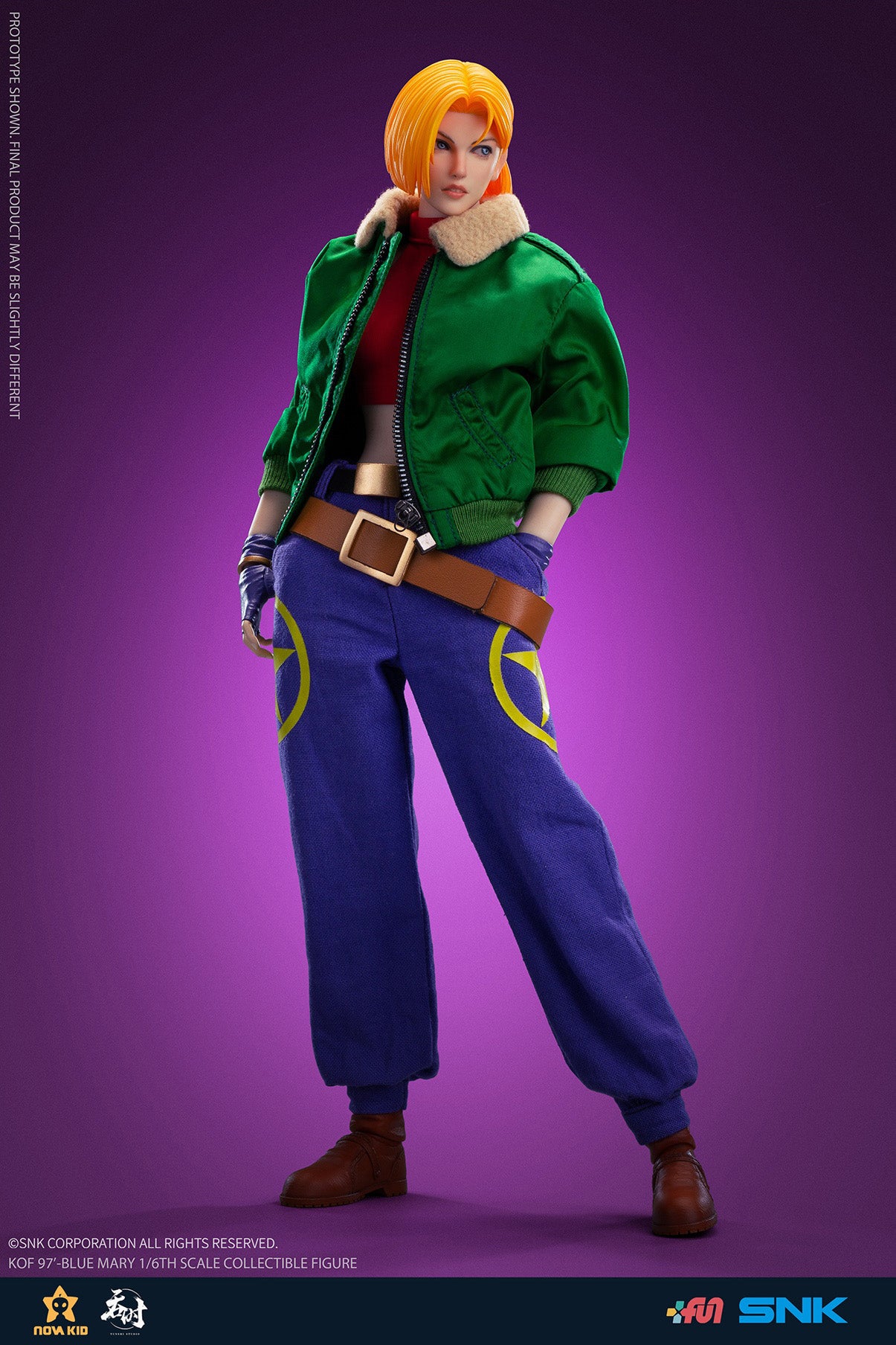 Tunshi Studio 1/6 Scale The King of Fighters 97' – Blue Mary Figure