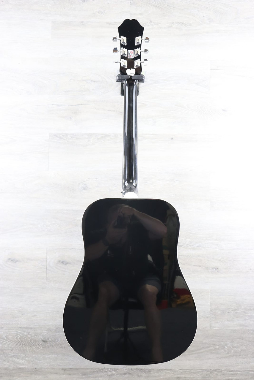 Epiphone Songmaker DR-100 Ebony - K&S Music Center LLC