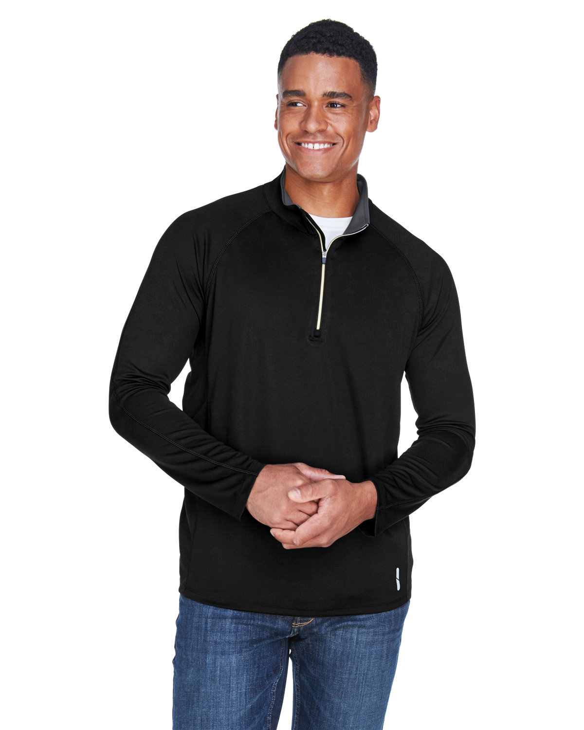 North End 88187 Radar QuarterZip Performance LongSleeve Top