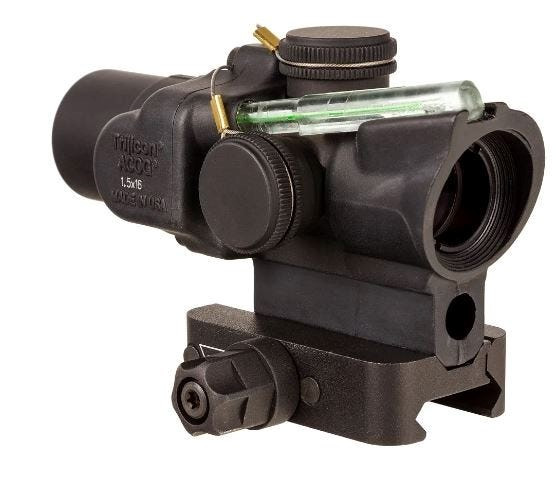 TRIJICON ACOG 1.5X16S DUAL ILLUMINATED GREEN RING & 2 MOA CENTER