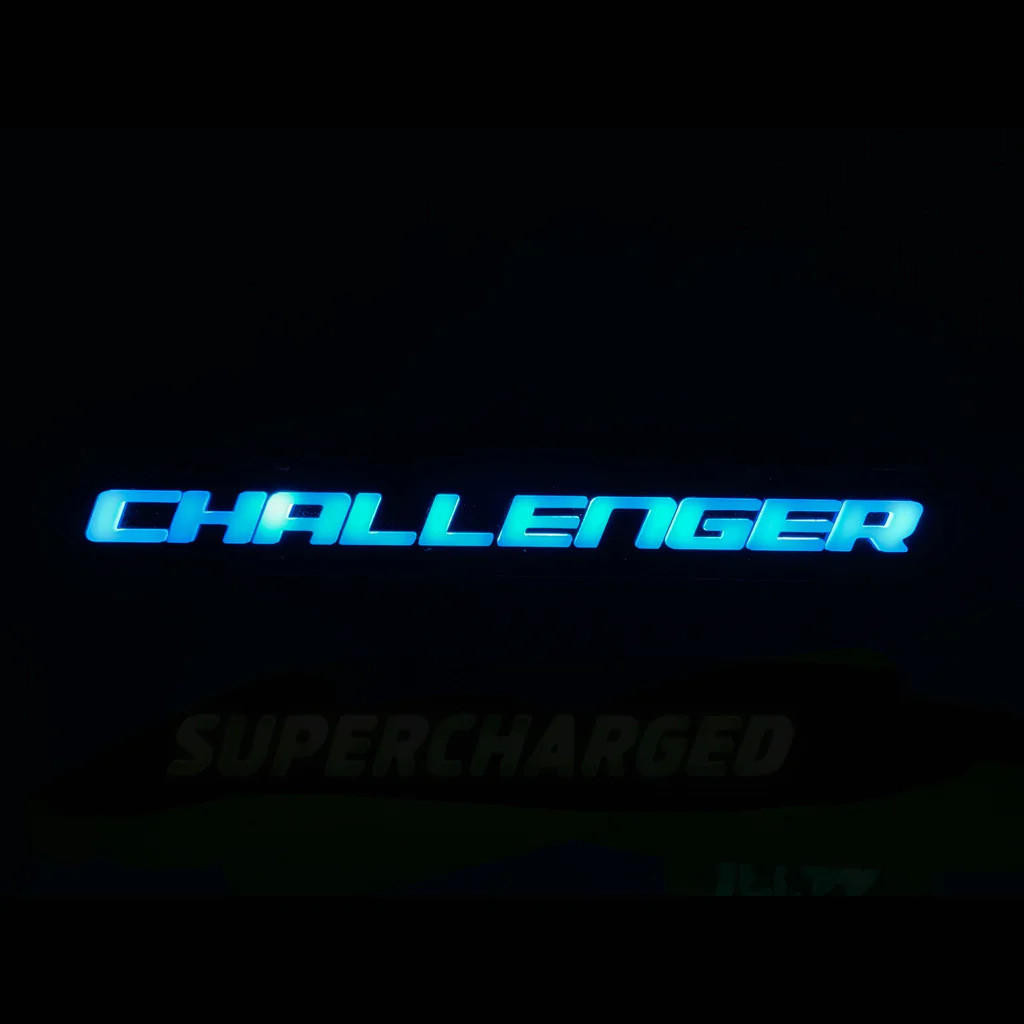 Challenger X-Lume Illuminated LED Grille Badge