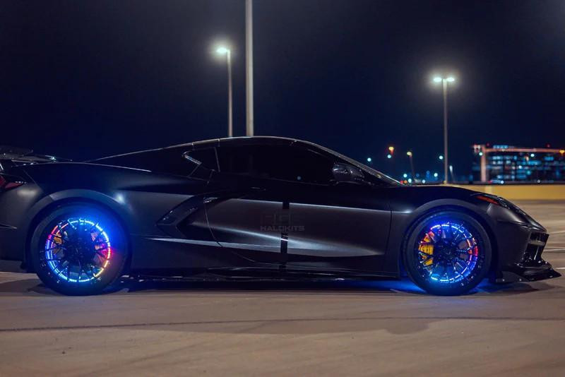 RGB Halo Kits Quad Row LED Wheel Rings