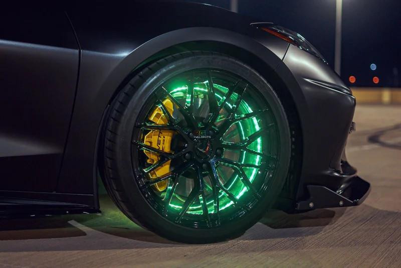 RGB Halo Kits Quad Row LED Wheel Rings