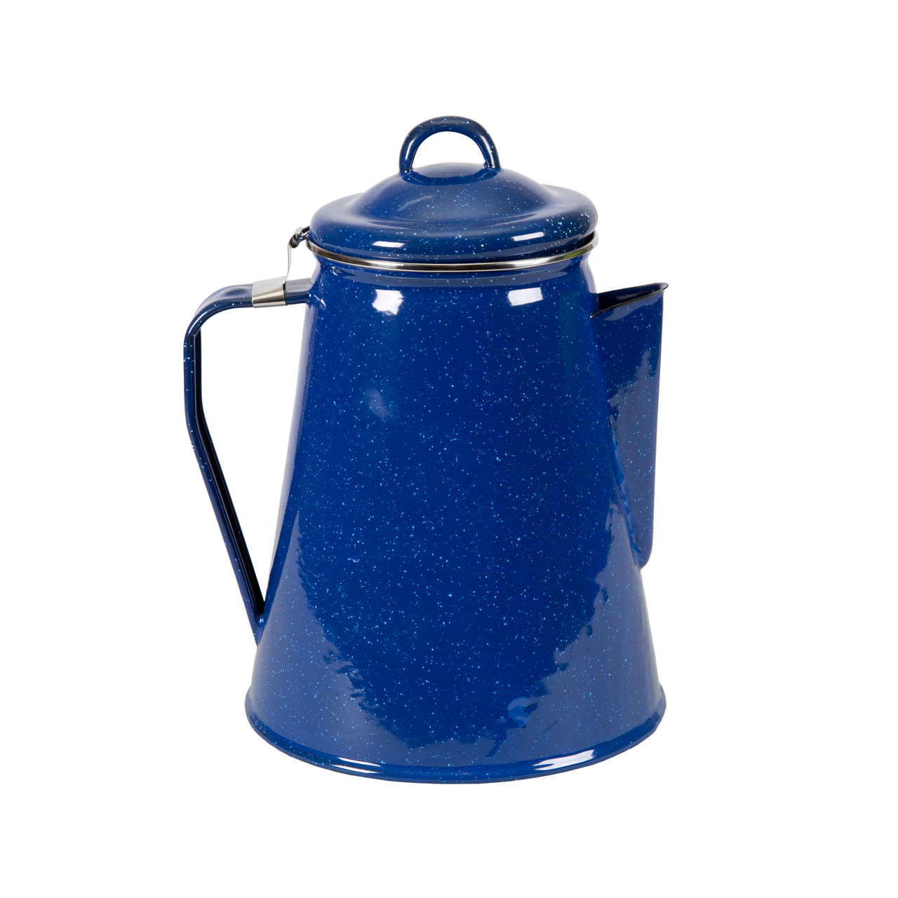 Enamel Percolator Coffee Pot 8 Cup - Blue - Stansport
