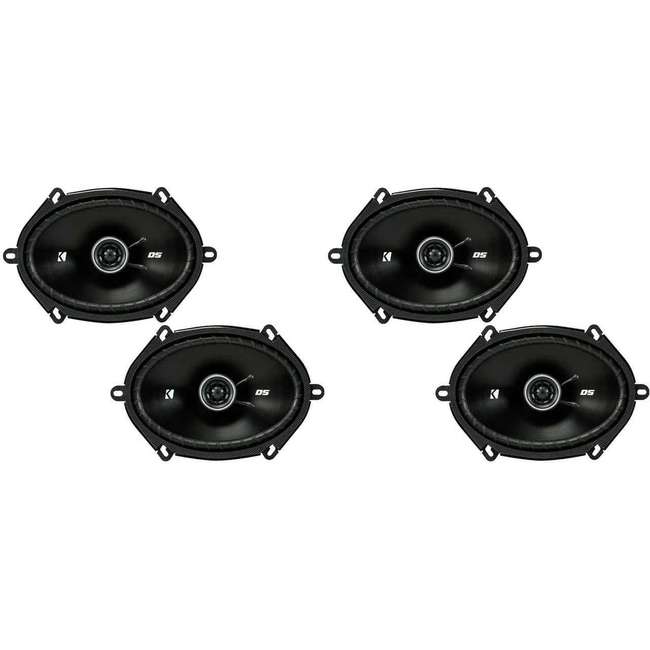 Kicker DSC680 6x8-Inch (160x200mm) Coaxial Speakers w/ 43DSC6804
