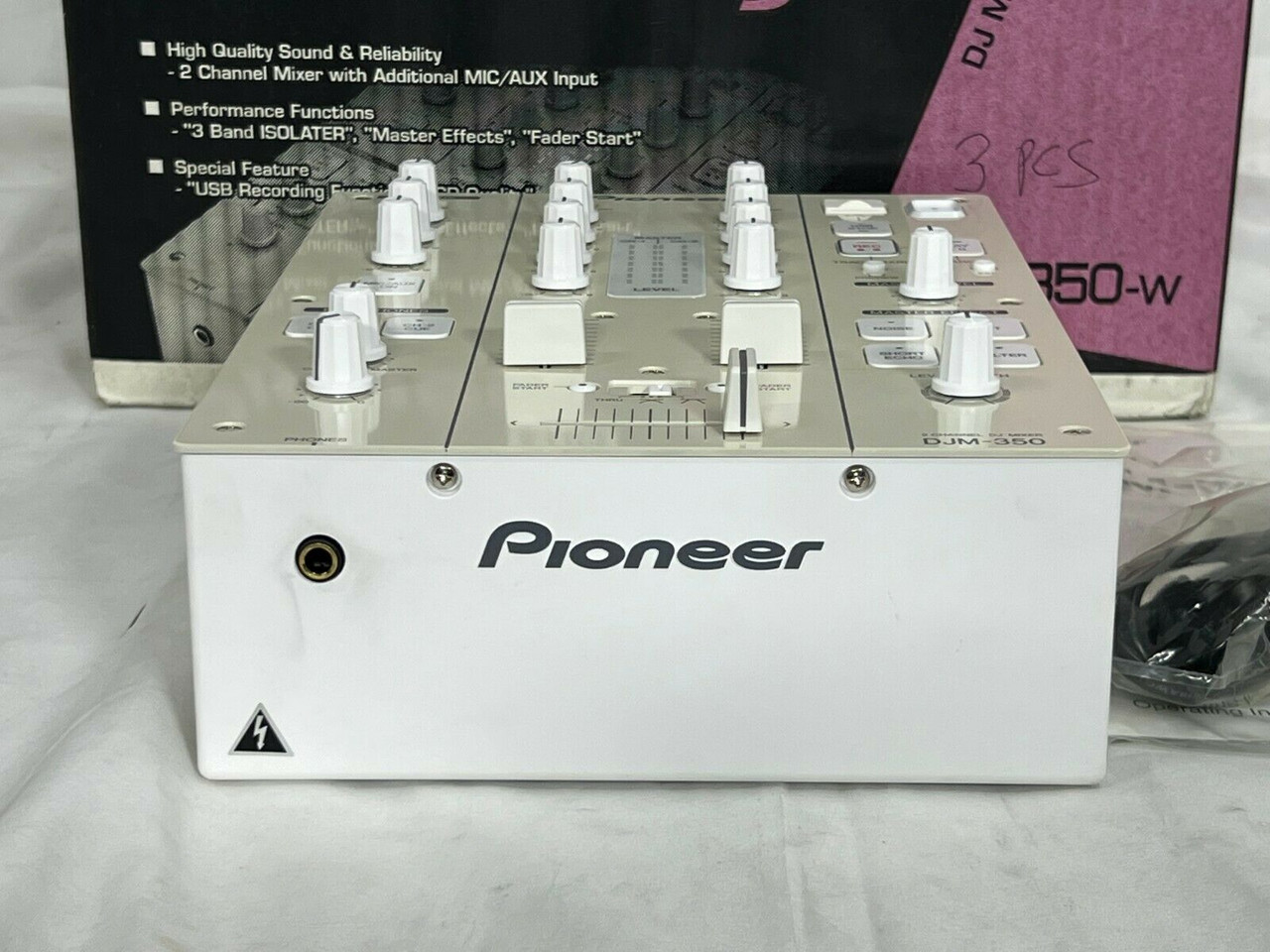 Pioneer 2CH DJM-350-W Effects Mixer (One) -2704 - True Heart Sound