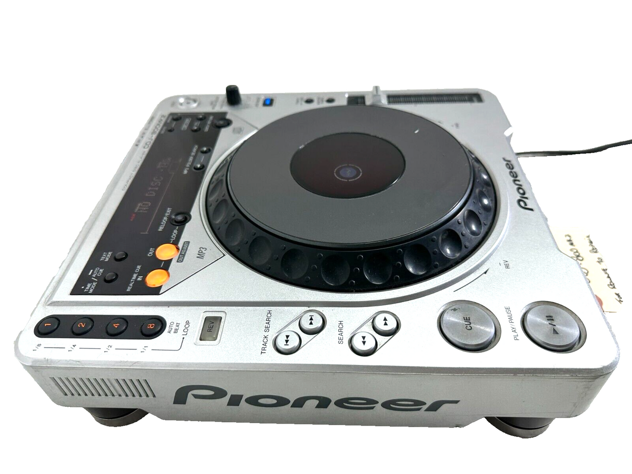 Pioneer CDJ-800MK2 Digital CD Deck W/Scratch Jewel Wheel/Not