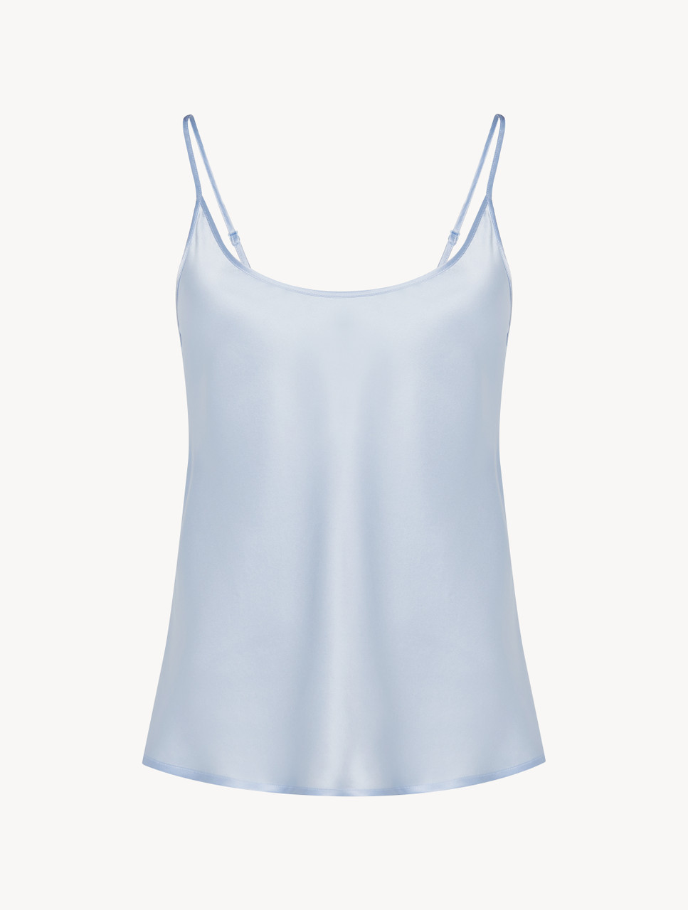 アジュールブルー シルク キャミソール｜La Perla - ラペルラ公式