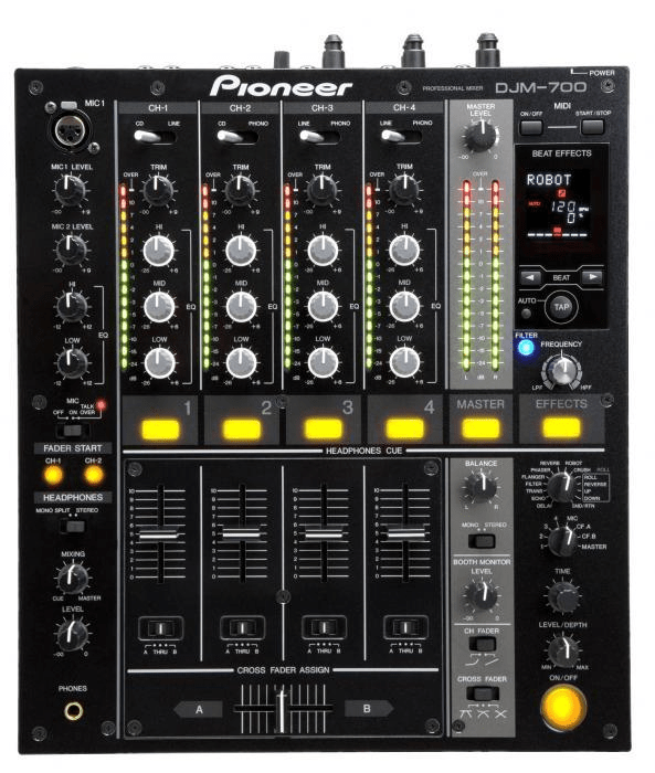 メンテナンス済み 美品 Pioneer DJM-700 フィルター装備 メンテナンス
