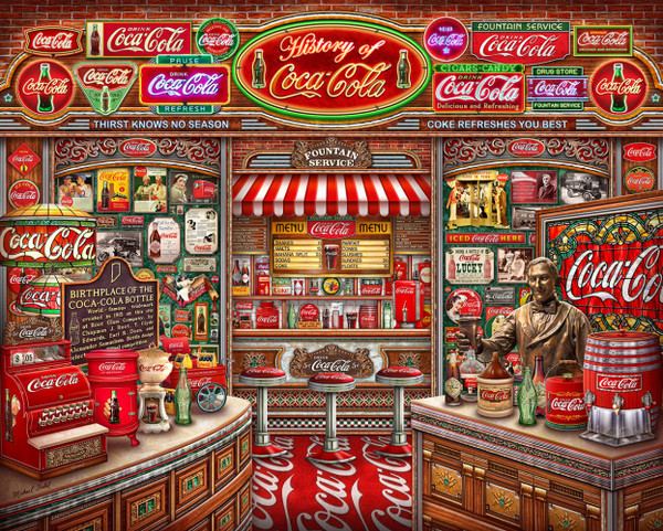History of Coca-Cola 2000 Piece Jigsaw Puzzle