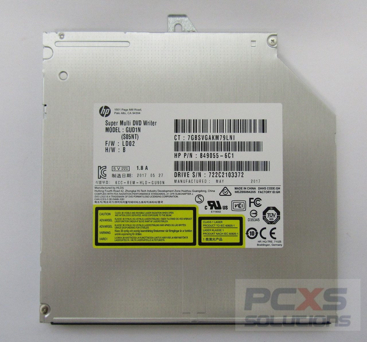hp Optical Drive - DVD 8X SMD 9.5 UST NO Bezel HLDS - 849055-6C1