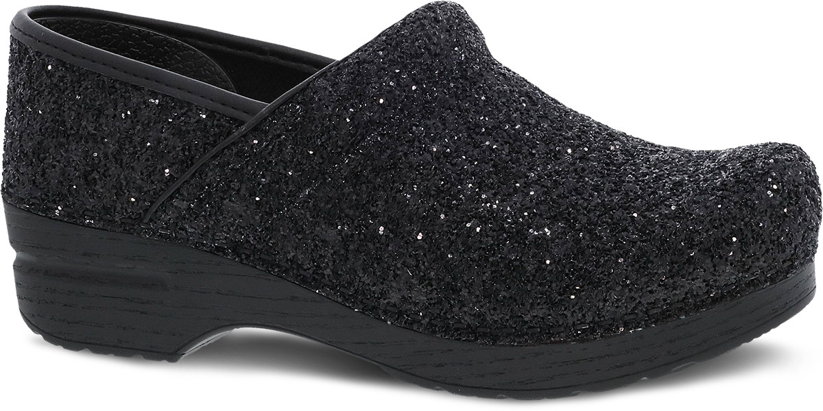 Dansko Women's Professional - Black Glitter - Goodman's Shoes