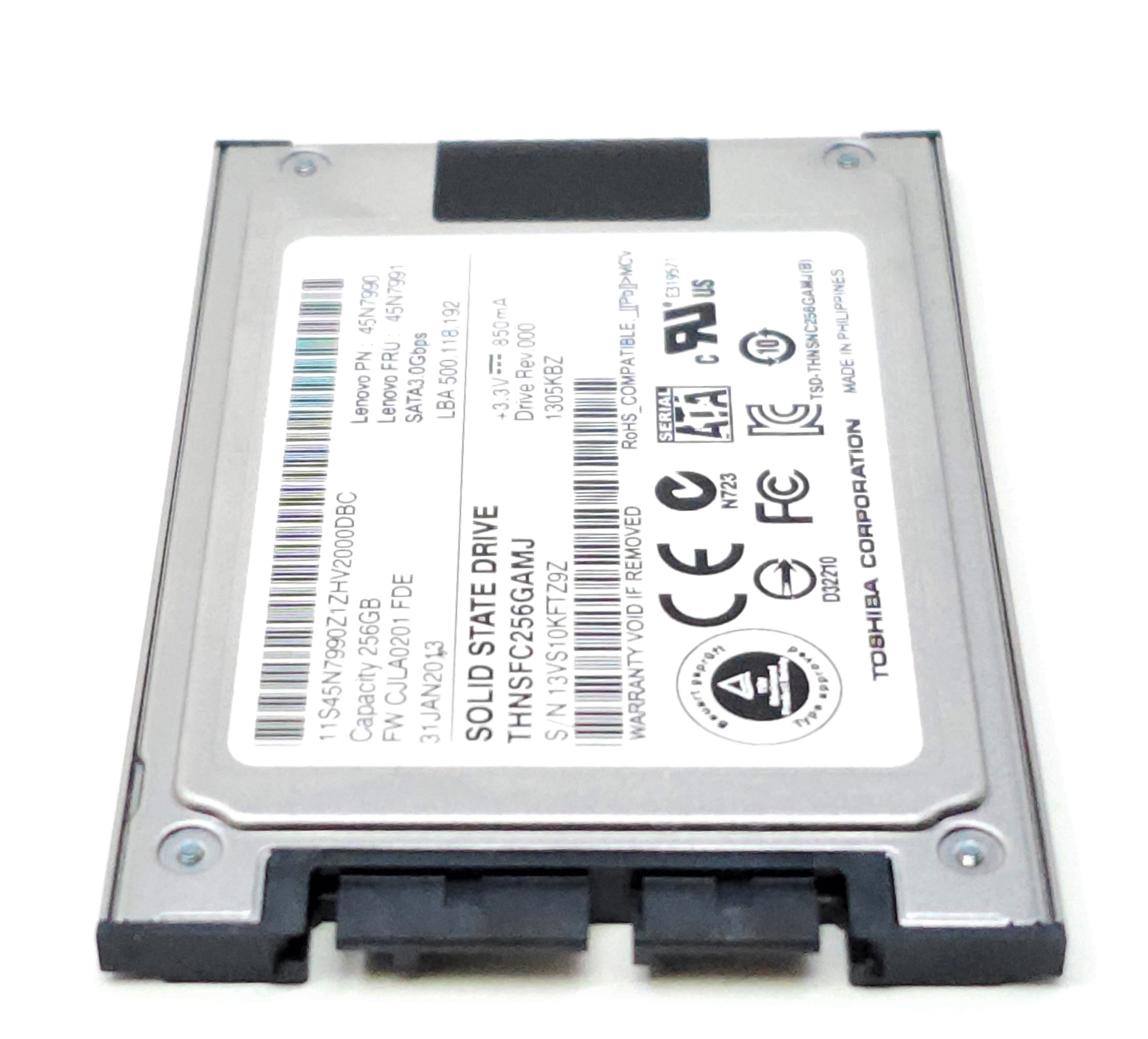 Toshiba THNS256GG8BAAA - 256GB FDE SATA 1.8