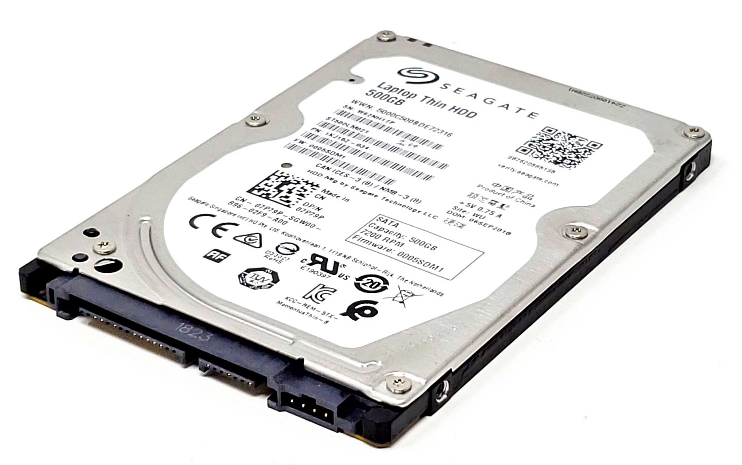 Seagate 1DG142-540 - 500GB 5.4K RPM SATA 7mm 2.5