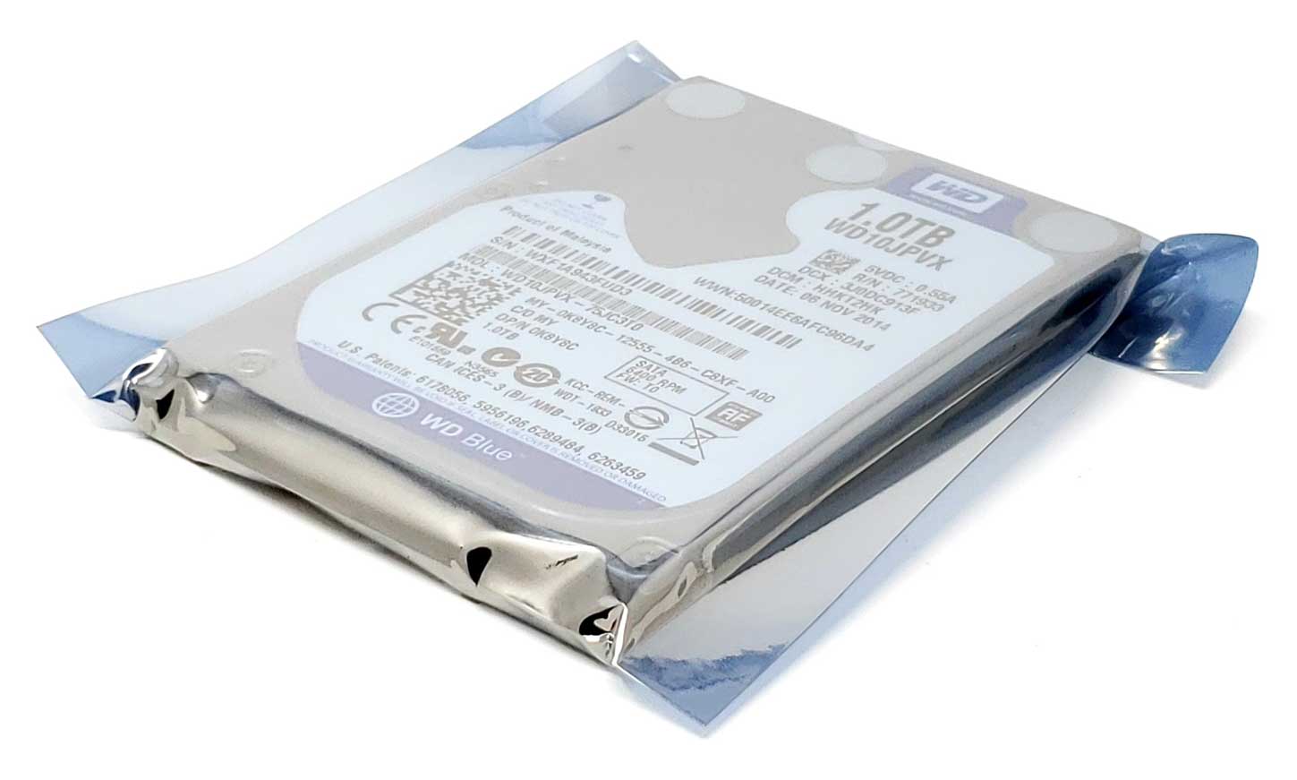 Western Digital WD10JPVX-08JC3T5 - 1TB 5.4K RPM SATA 9.5mm 2.5