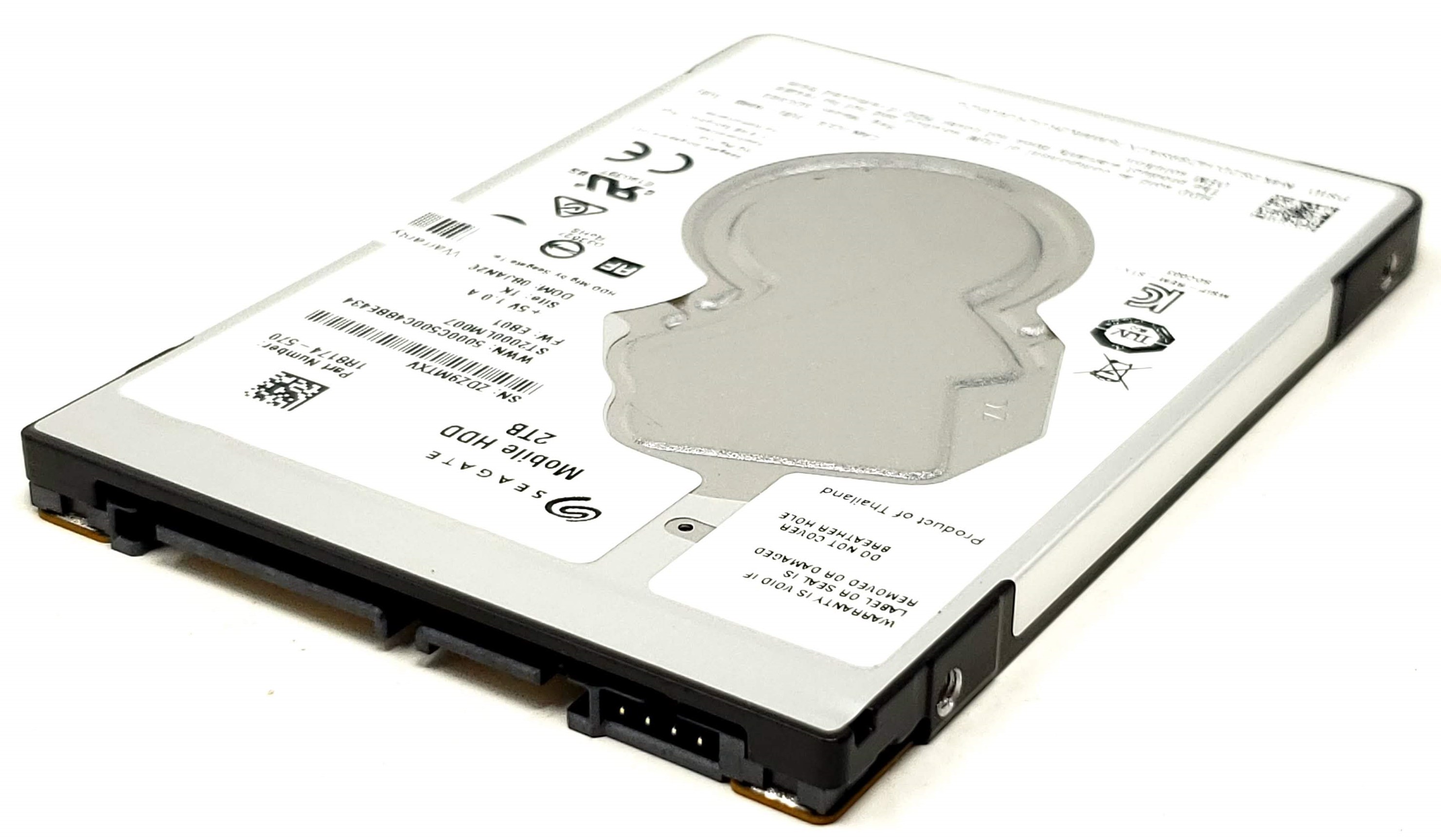 Western Digital WD20SPZX-60UA7T0 - 2TB 5.4K RPM SATA 7mm 2.5