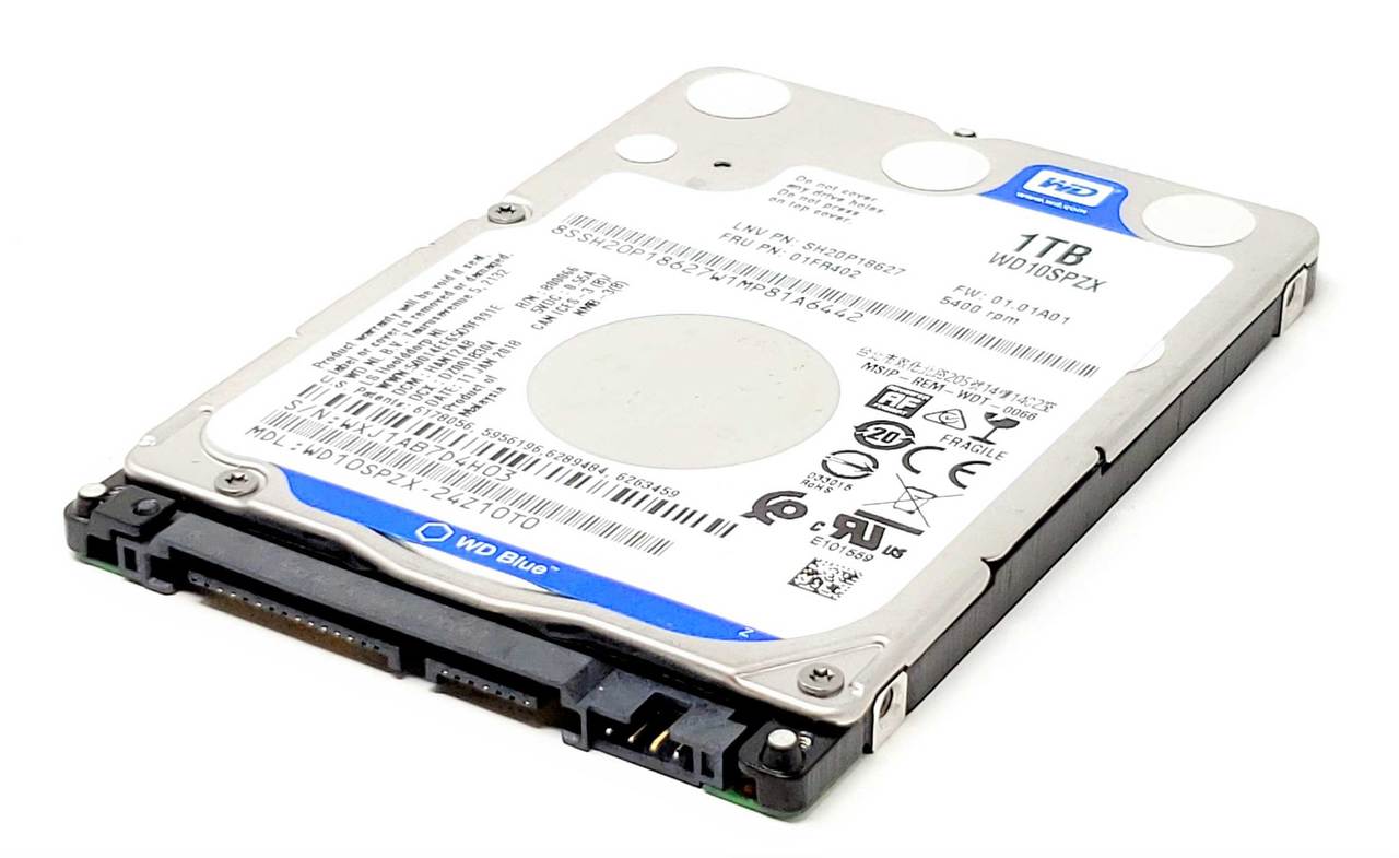 Western Digital WD10SPZX-21Z10T0 - 1TB 5.4K RPM SATA 7mm 2.5