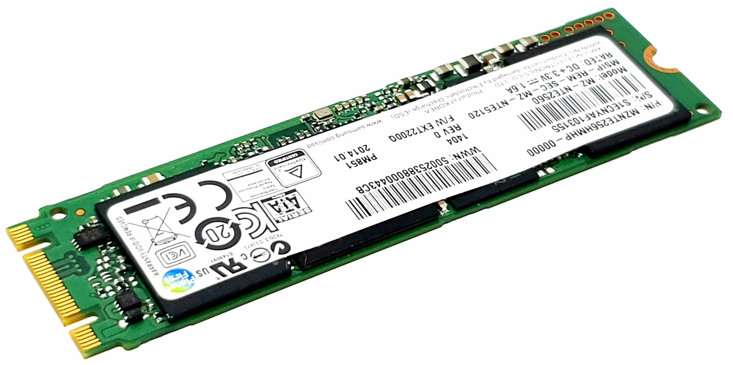 Samsung MZ-NLN256C - 256GB M.2 2280 SATA III NGFF Solid State SSD