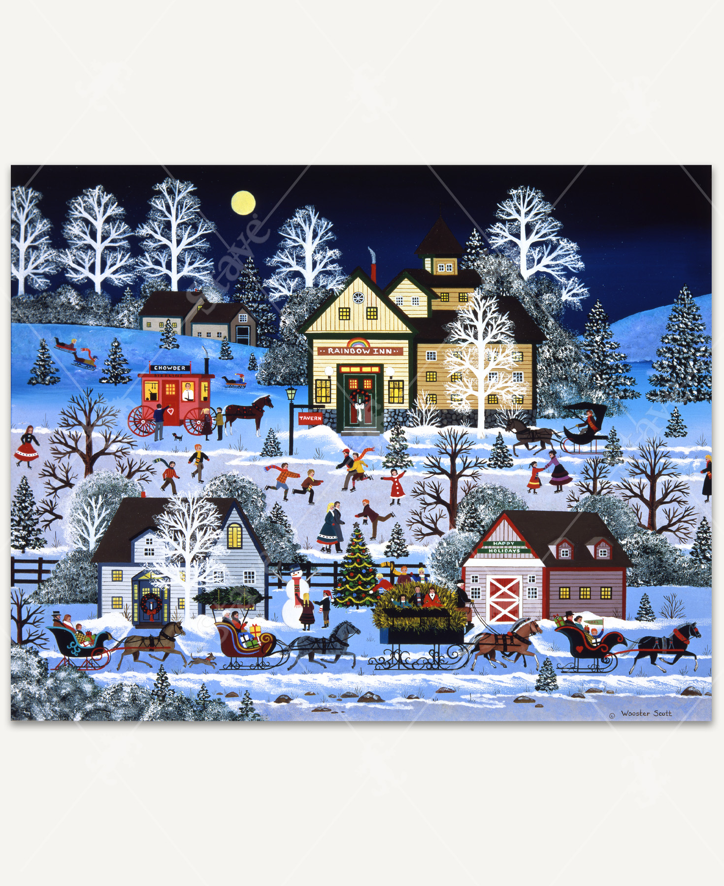 Christmas Traffic Jam, a traditional puzzle - Stave Puzzles