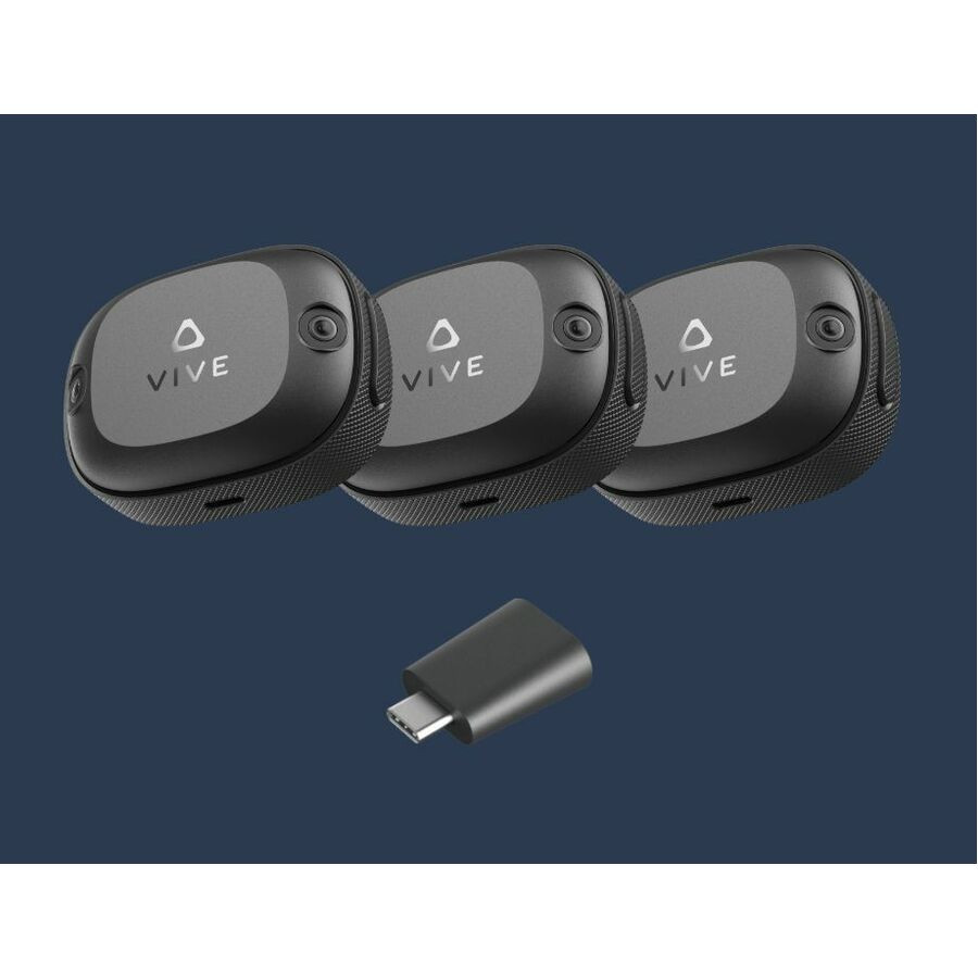 Vive Ultimate Tracker 3 Pack + Dongle— Full-Body Tracking for VR