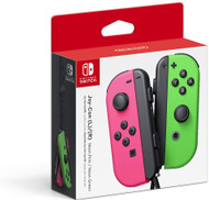 Nintendo Switch Joy Con Left Right Neon Red & Neon Blue - Mobile