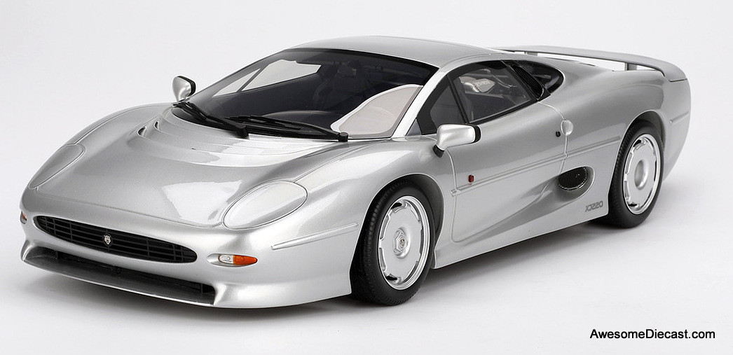 1992 Jaguar XJ220, Grey 1:18 Diecast Model Car by Maisto