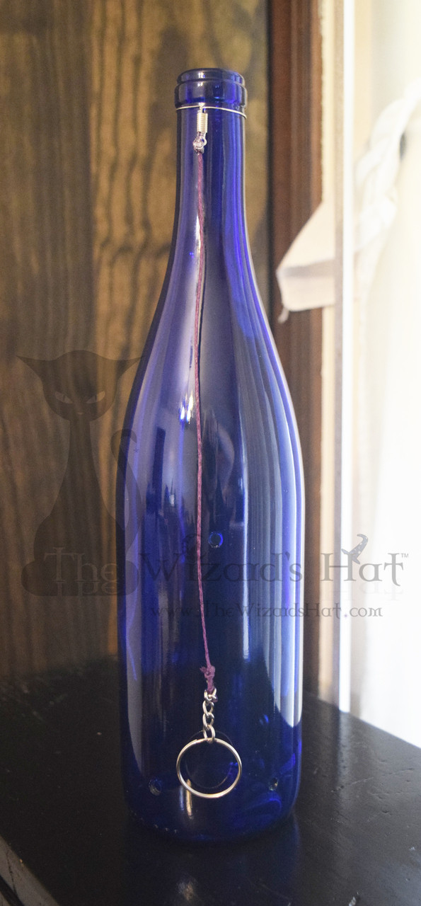 Blue series - Blue & White Painted Smoking Bottle - Incense Burner