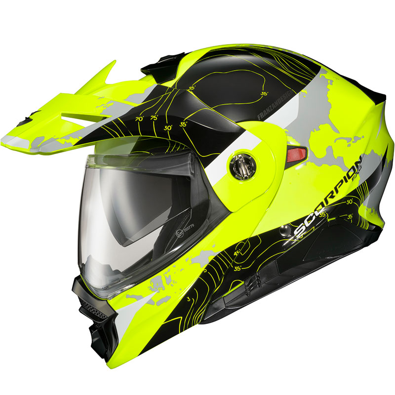 Scorpion EXO-AT960 Topographic Helmet | XtremeHelmets.com