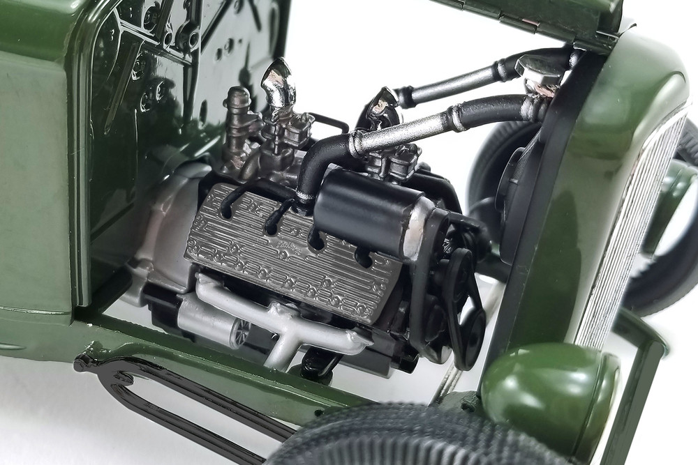 1932 Ford Roadster, Olive Drab Green - Acme A1805018 - 1/18 scale