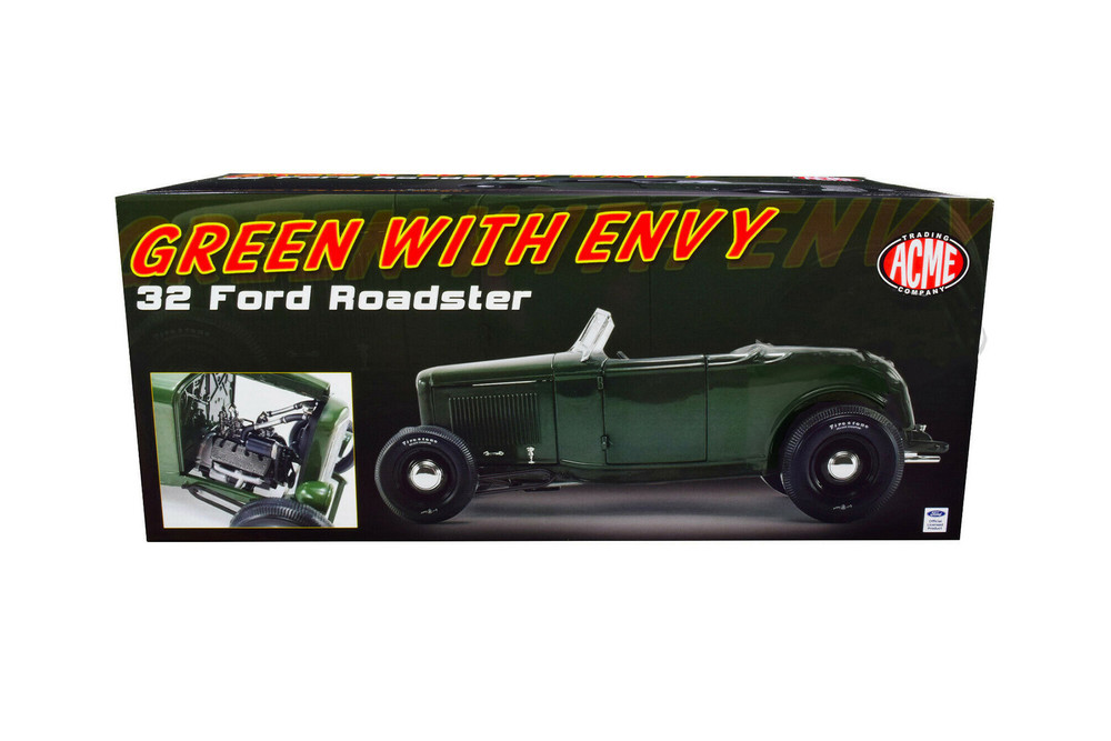 1932 Ford Roadster, Olive Drab Green - Acme A1805018 - 1/18 scale