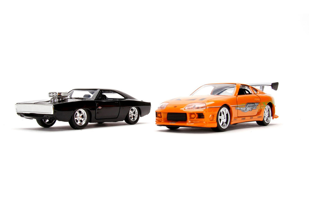 Brian's Toyota Supra and Dom's Dodge Charger, Fast & Furious