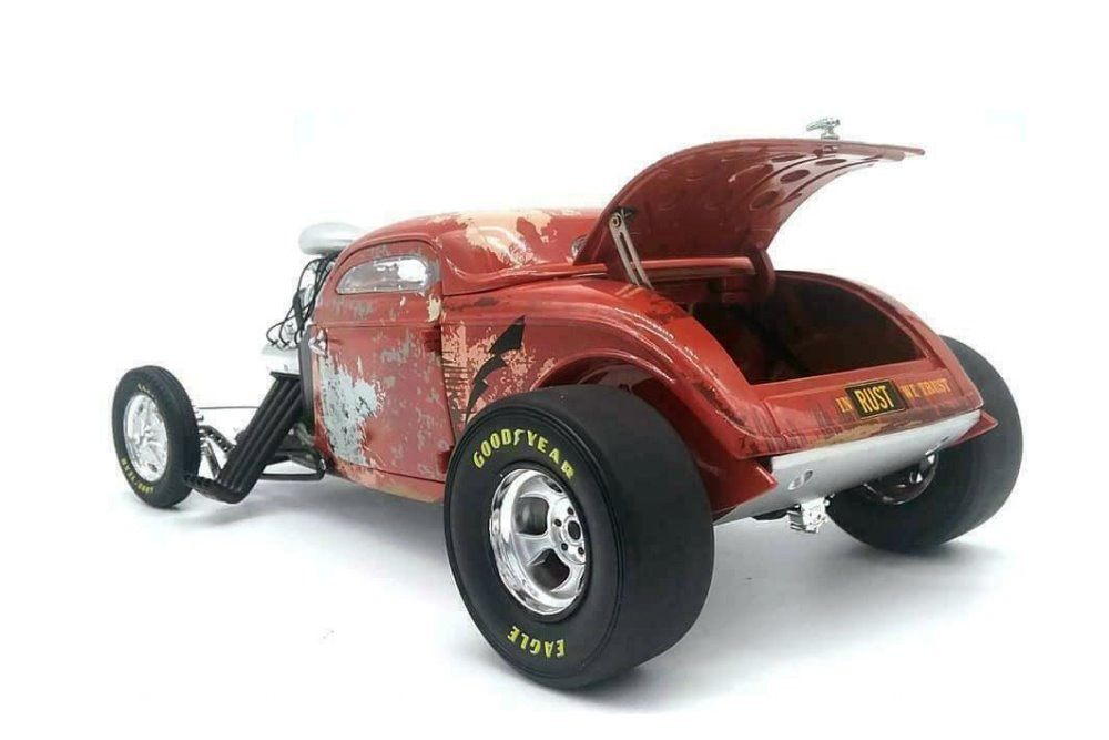 1934 Blown Altered Coupe, Rusted Steel Red - GMP 18979 - 1/18