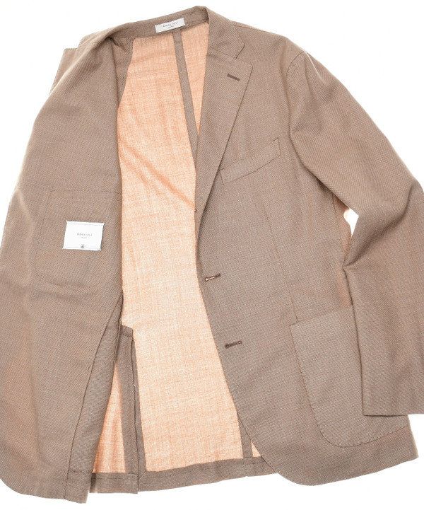 Boglioli K. Jacket Sport Coat Wool Blend Brown