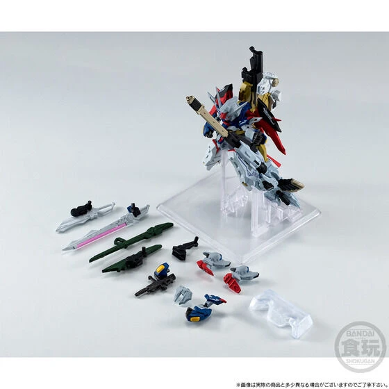 FW GUNDAM CONVERGE Destiny Gundam Spec II & Zeus Silhouette (Shokugan)