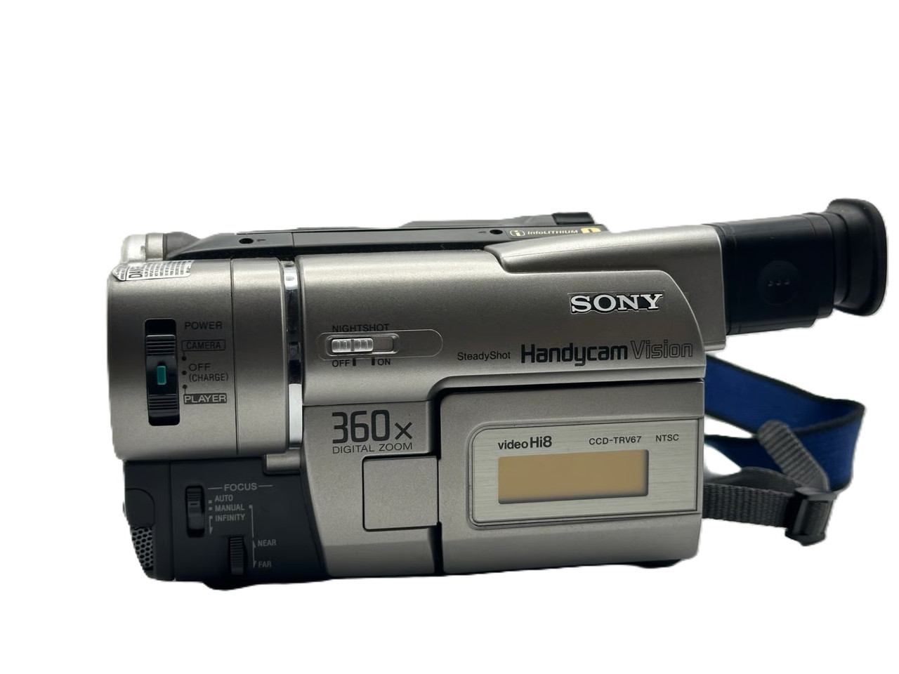 Sony CCD‑TRV67 Handycam Camcorder – Hi8/XR 20× Optical, NightShot