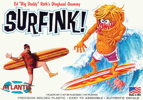 Atlantis 1306 Ed Big Daddy Roth Surfink Model Kit - Small