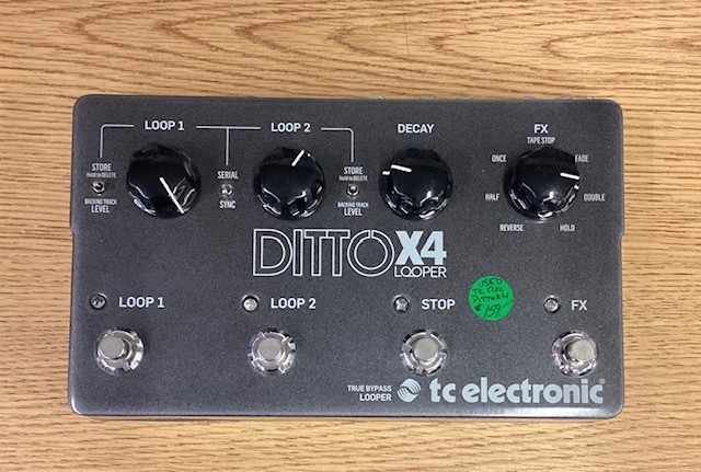 Used TC Electronics Ditto X4 Looper Pedal