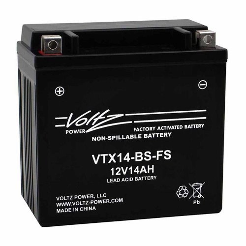 Voltz VTX19CL-BS-FS AGM Powersport Battery – Replaces PTX19CLBS-FS