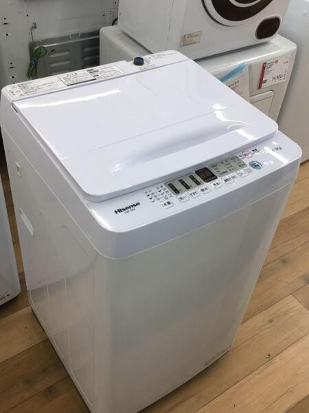 ♢Hisense 全自動電気洗濯機【2020年製】AT-WM5511-WH