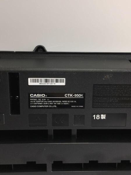CASIO(カシオ) / CTK-950K CASIO/キーボード/CTK-950K/鍵盤数:61/2018