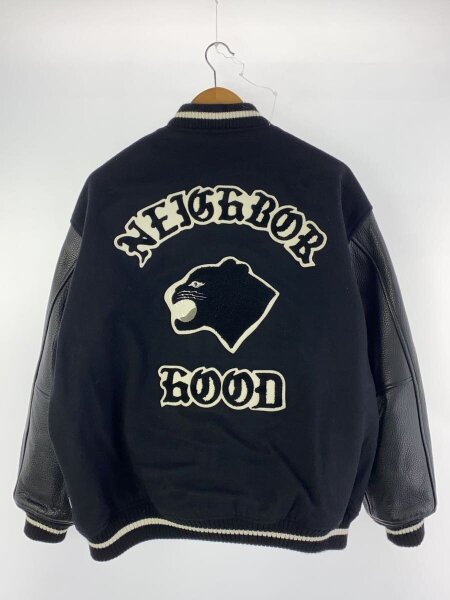 NEIGHBORHOOD(ネイバーフッド) / スタジャン/L/ウール/BLK/総柄