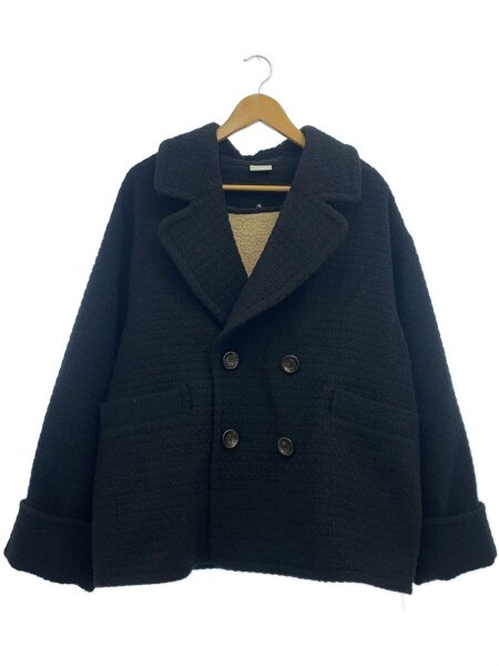 pinue(ピヌエ) / コート/ツイードウールブレンドコート/ウール
