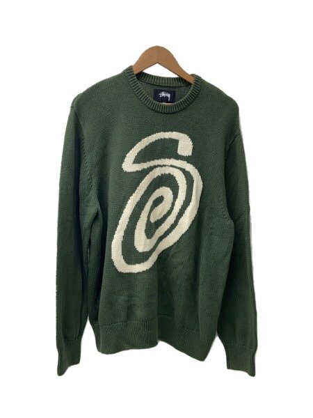 STUSSY(ステューシー) / ニット・セーター(厚手)/L/コットン/GRN