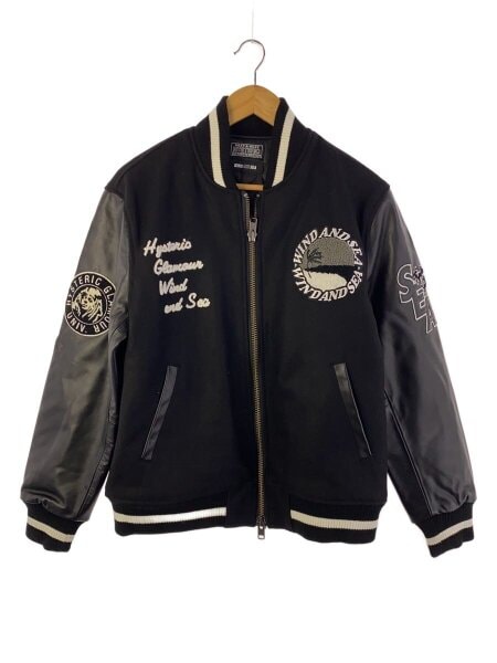 HYSTERIC GLAMOUR(ヒステリックグラマー) / スタジャン/M/ウール/BLK