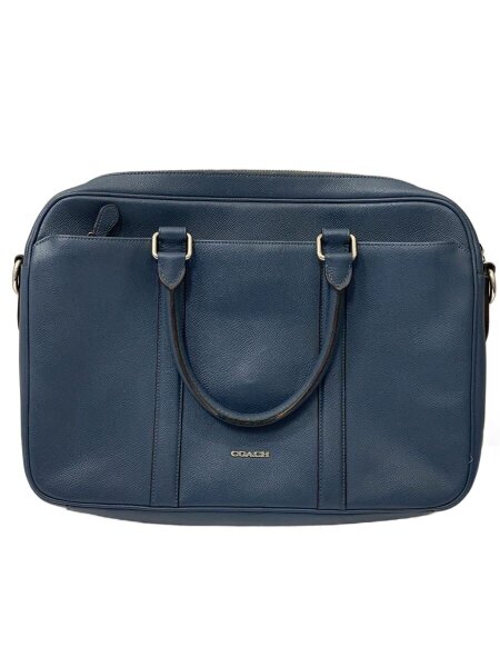 COACH(コーチ) / ブリーフケース/レザー/BLU/無地/F59057 | 中古品の