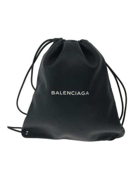 BALENCIAGA(バレンシアガ) / バッグ/レザー/ブラック/無地/ドロー
