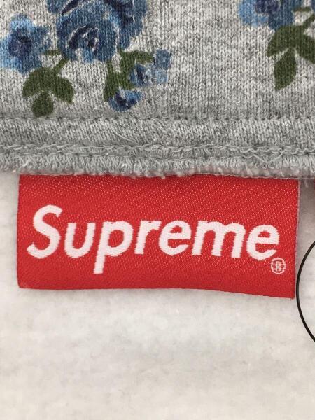 Supreme(シュプリーム) / ジップパーカー/M/コットン/GRY/花柄 | 古着